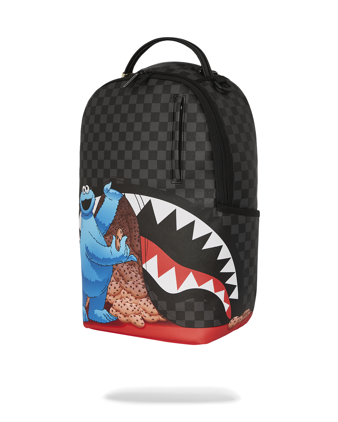 SESAME STREET COOKIE MONSTER SNEAKING A BITE DLXSV BACKPACK