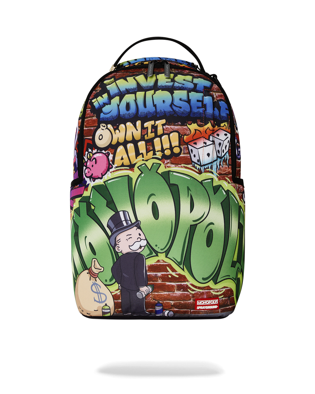 MONOPOLY MAN GRAFFITI DLXR BACKPACK