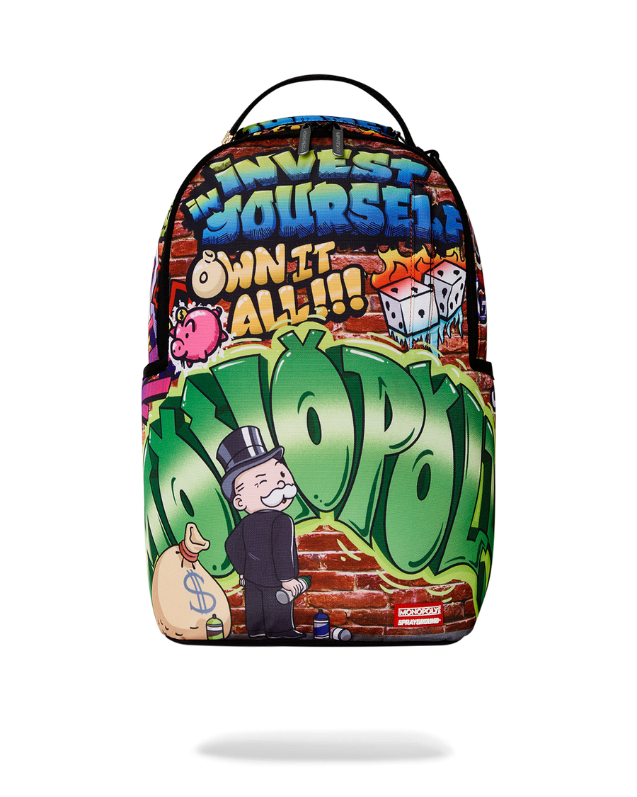 MONOPOLY MAN GRAFFITI DLXR BACKPACK