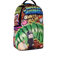 MONOPOLY MAN GRAFFITI DLXR BACKPACK