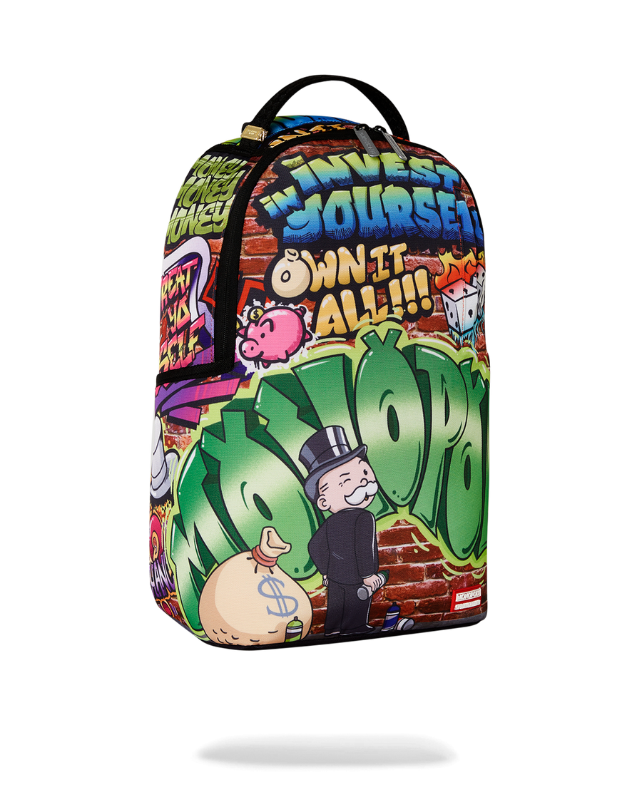 MONOPOLY MAN GRAFFITI DLXR BACKPACK