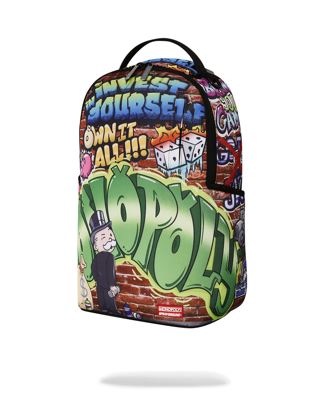 MONOPOLY MAN GRAFFITI DLXR BACKPACK