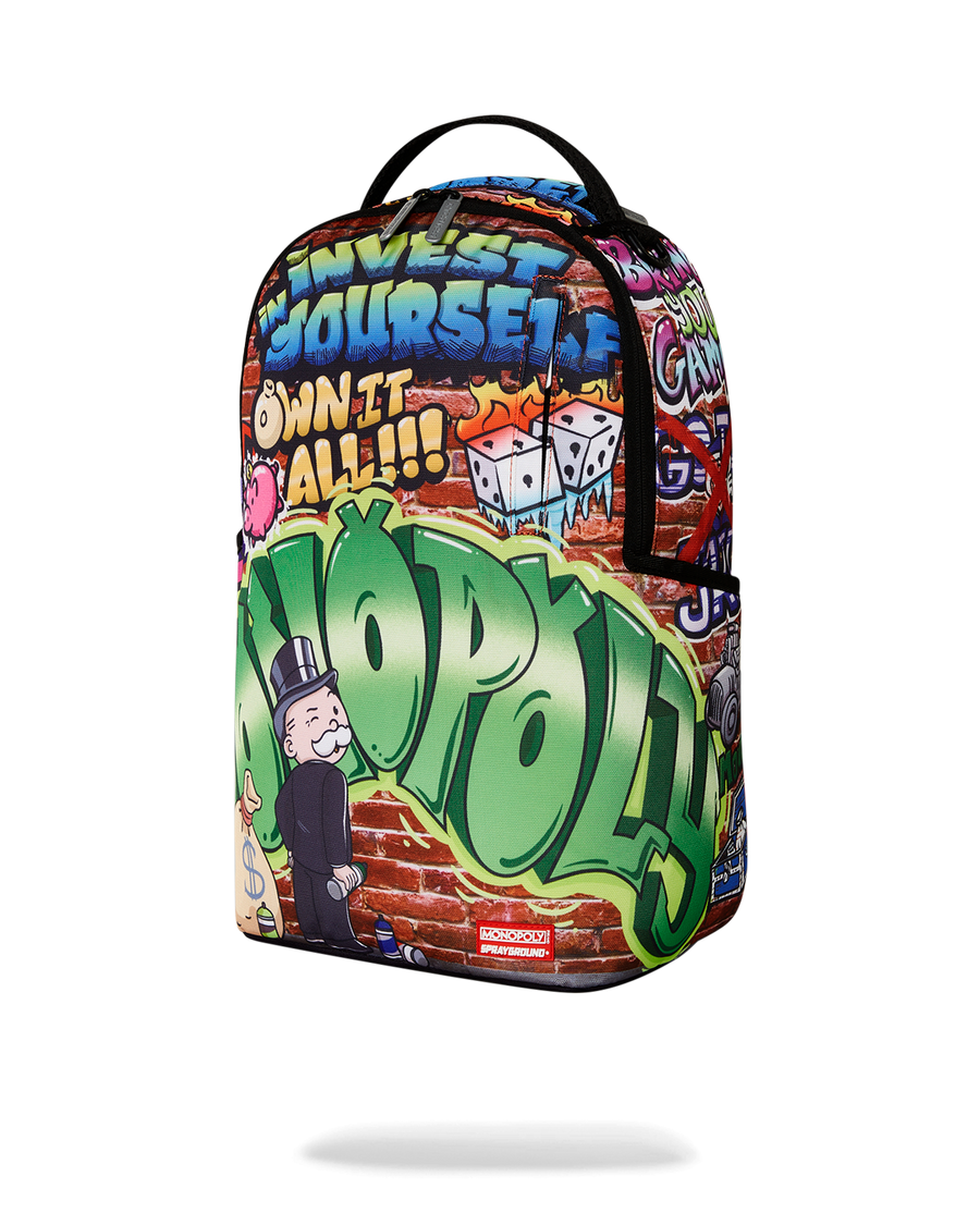 MONOPOLY MAN GRAFFITI DLXR BACKPACK