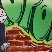 MONOPOLY MAN GRAFFITI DLXR BACKPACK