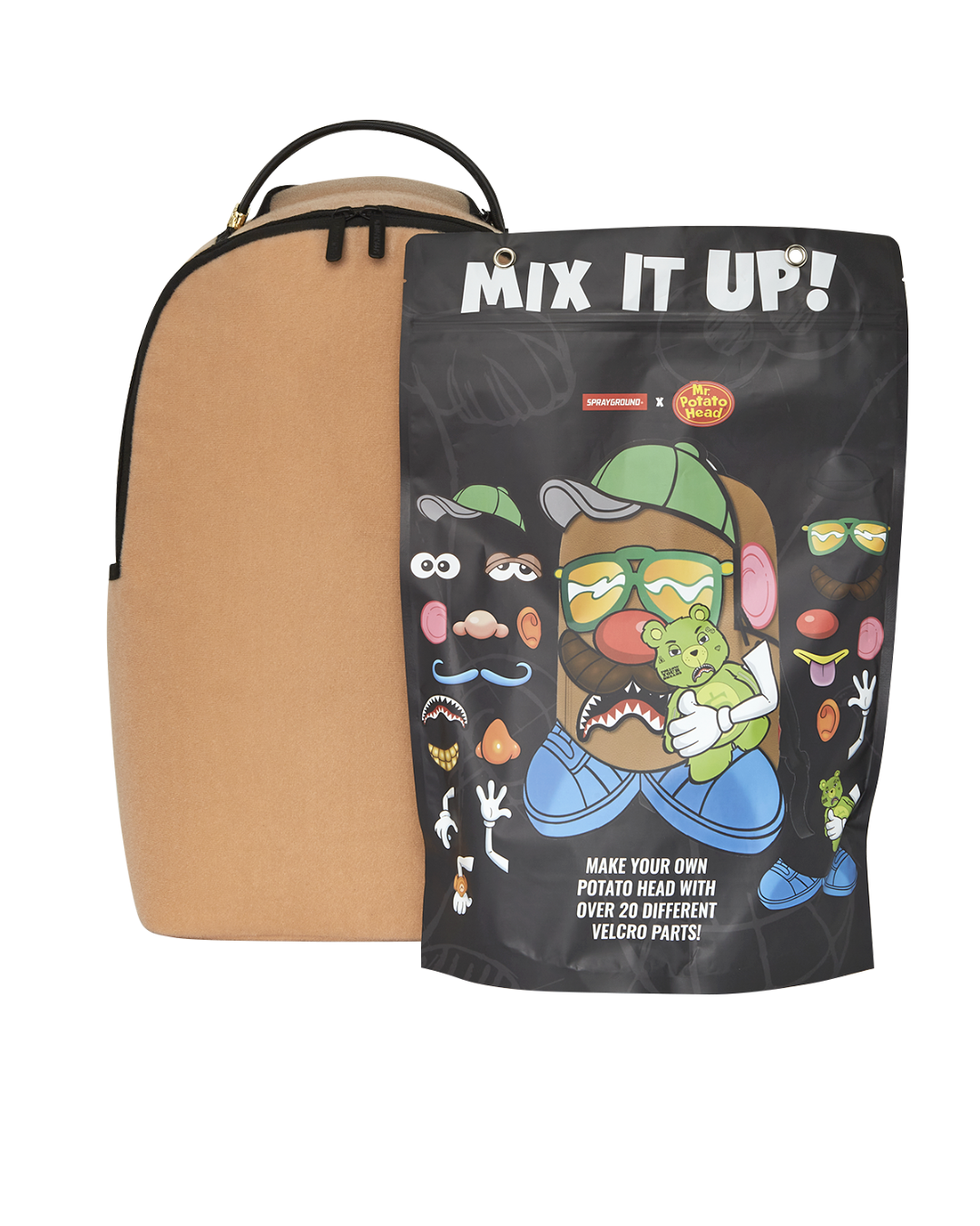 MR. POTATO HEAD VELCRO PATCHES DLXSV BACKPACK