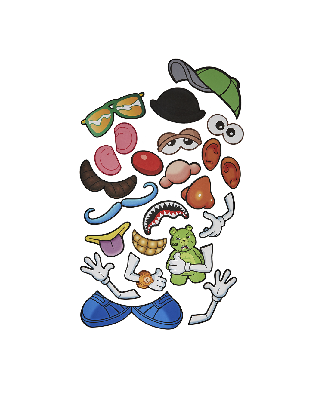 MR. POTATO HEAD VELCRO PATCHES DLXSV BACKPACK