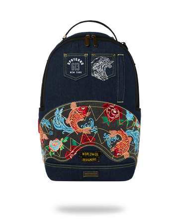 EVISU STYLE DLX-DENIM BACKPACK