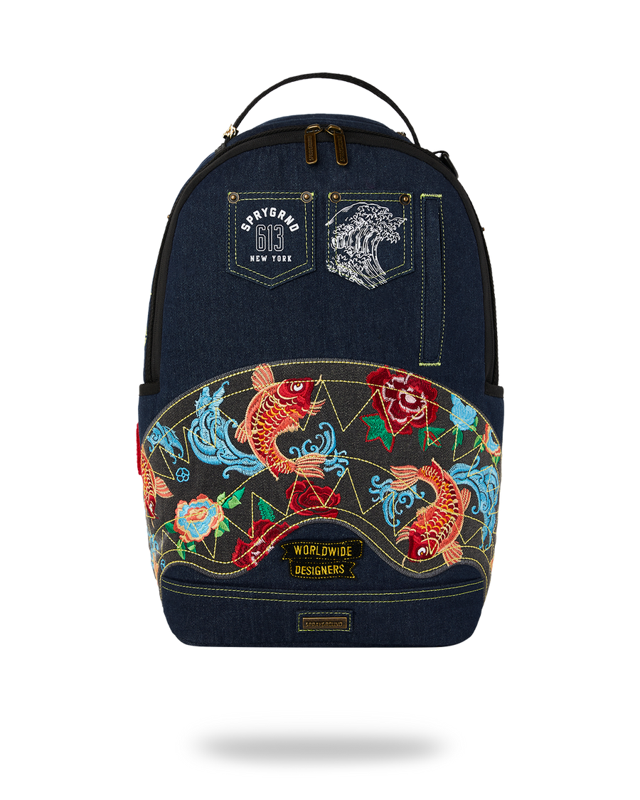 EVISU STYLE DLX-DENIM BACKPACK
