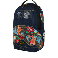 EVISU STYLE DLX-DENIM BACKPACK