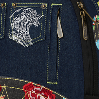 EVISU STYLE DLX-DENIM BACKPACK