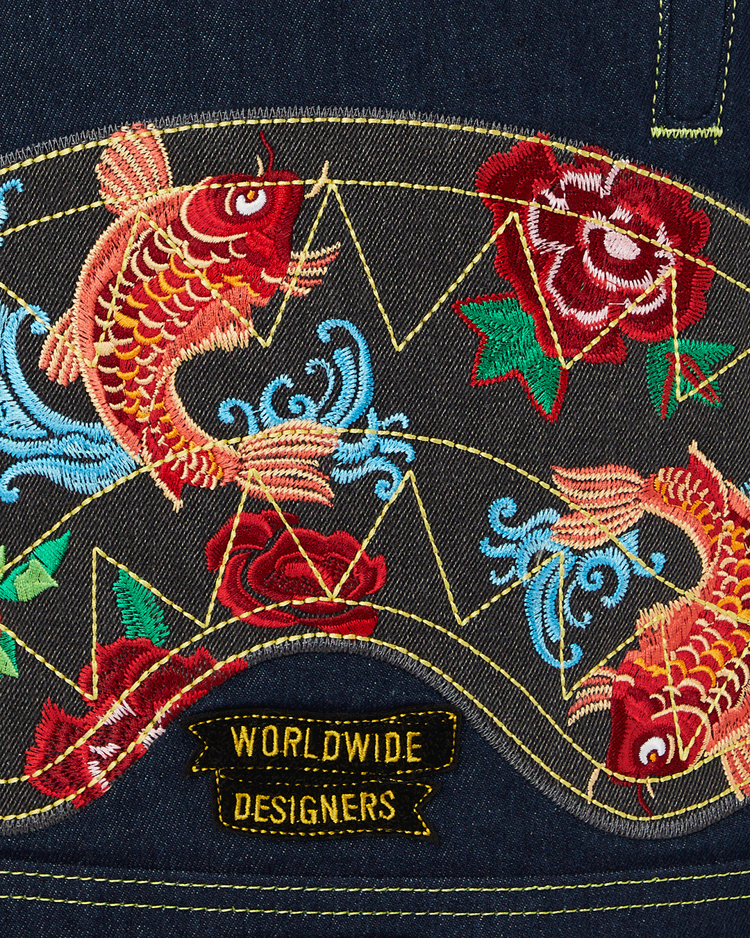 EVISU STYLE DLX-DENIM BACKPACK