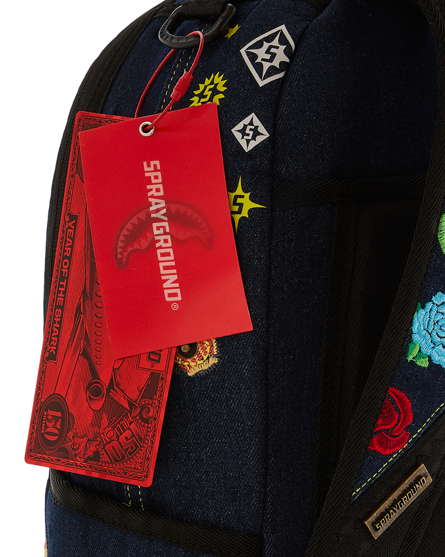 EVISU STYLE DLX-DENIM BACKPACK