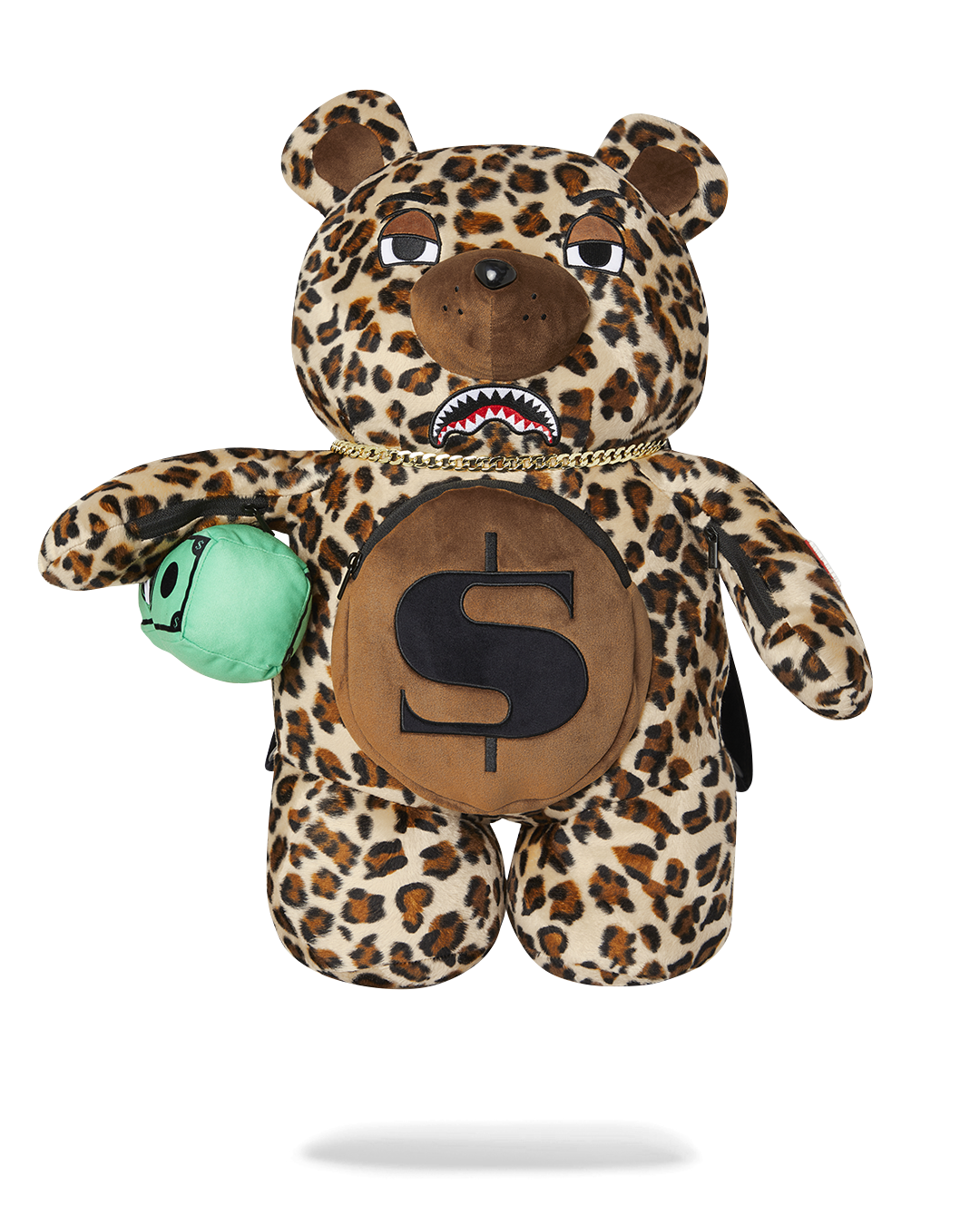 LEOPARD MONEYBEAR TEDDY BEAR BACKPACK