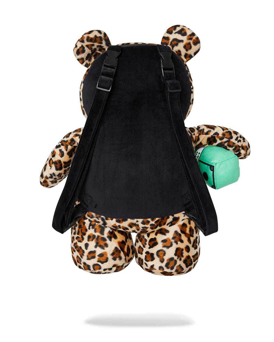 LEOPARD MONEYBEAR TEDDY BEAR BACKPACK