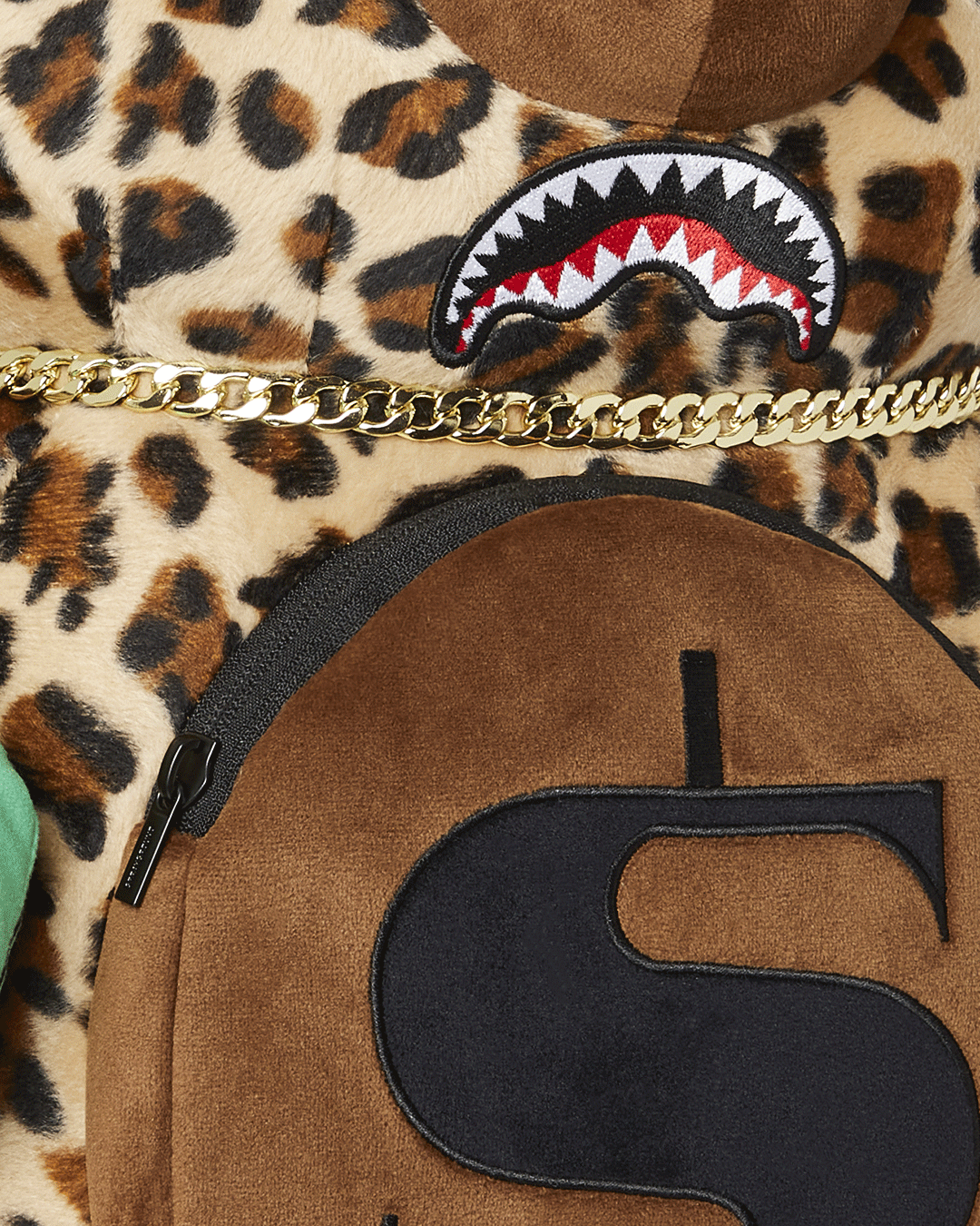 LEOPARD MONEYBEAR TEDDY BEAR BACKPACK