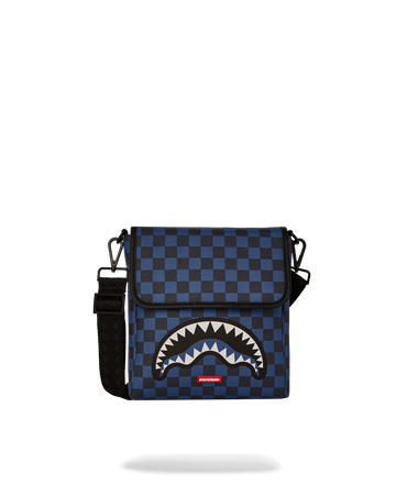 MIDNIGHT SHARKS IN PARIS MESSENGER SLING
