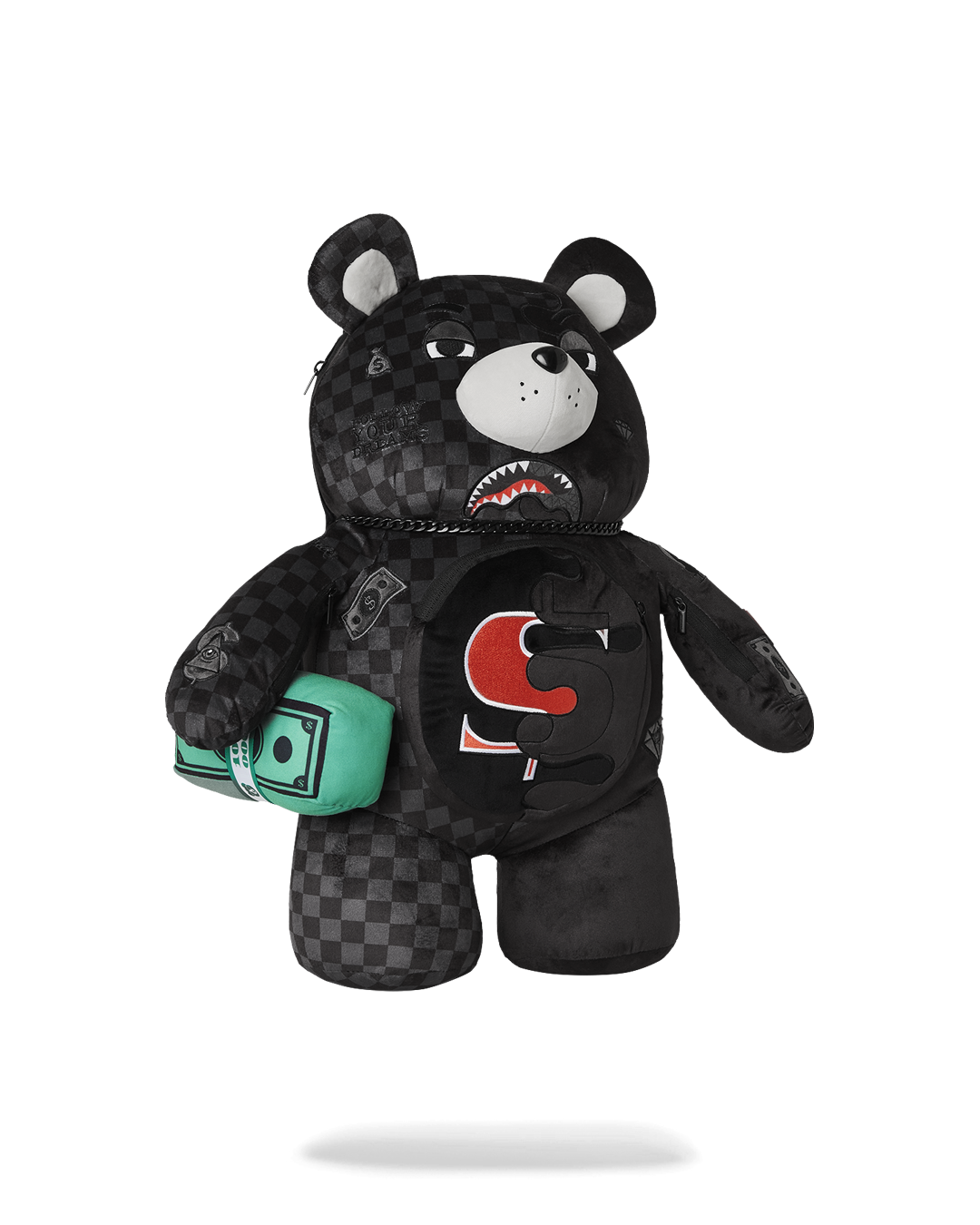 UNFINISHED SHARK MONEYBEAR BACKPACK