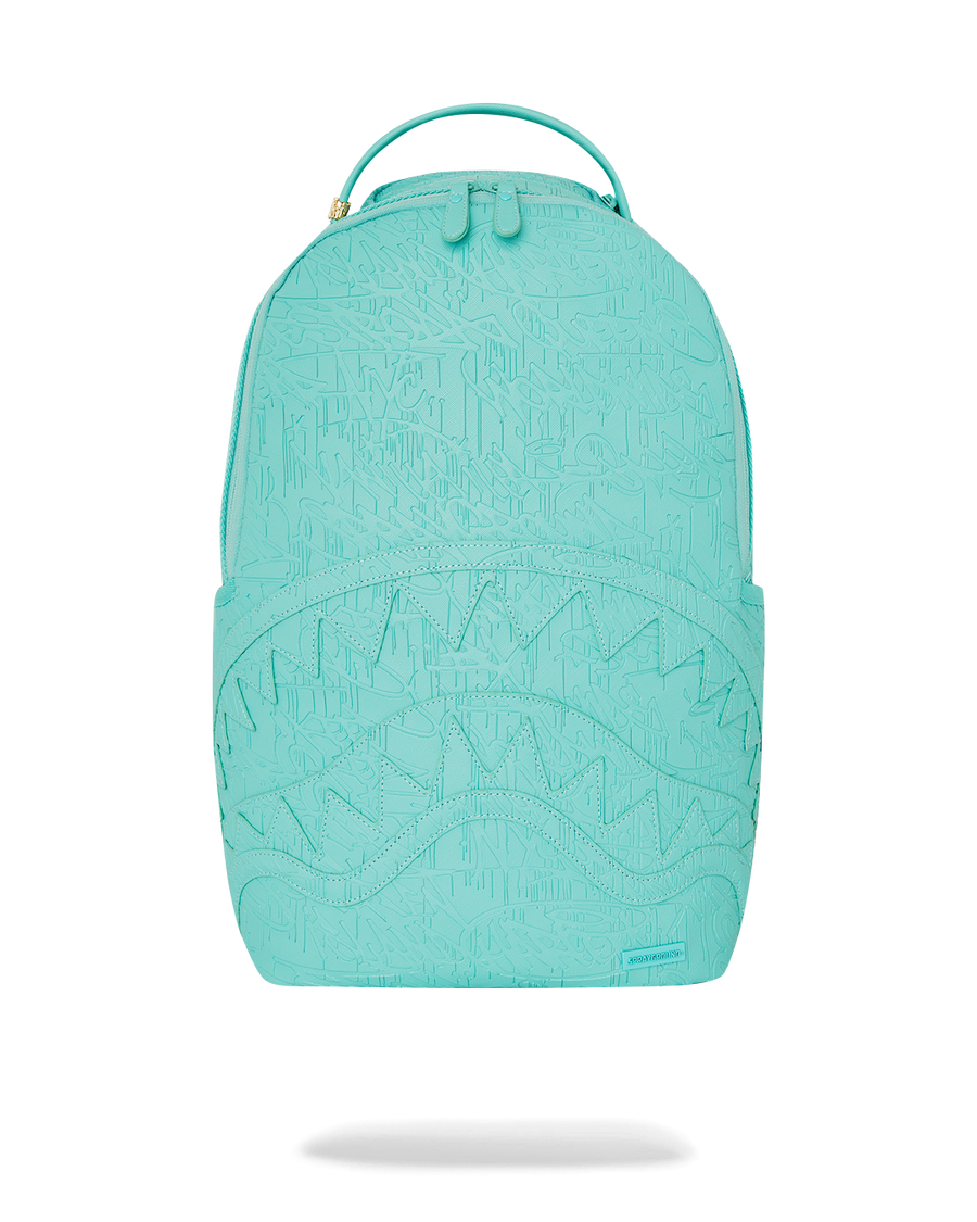 AQUA EMBOSSED GRAFFITI DLXSV BACKPACK