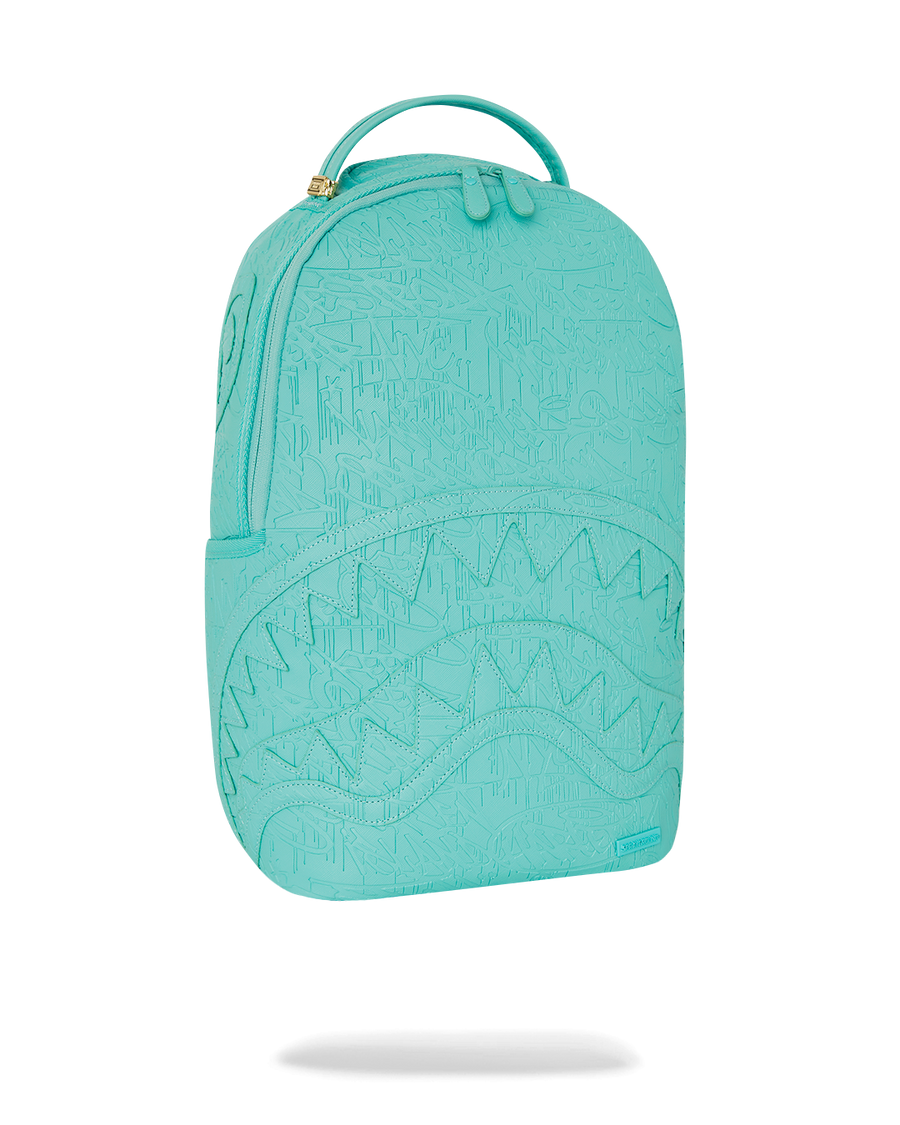 AQUA EMBOSSED GRAFFITI DLXSV BACKPACK