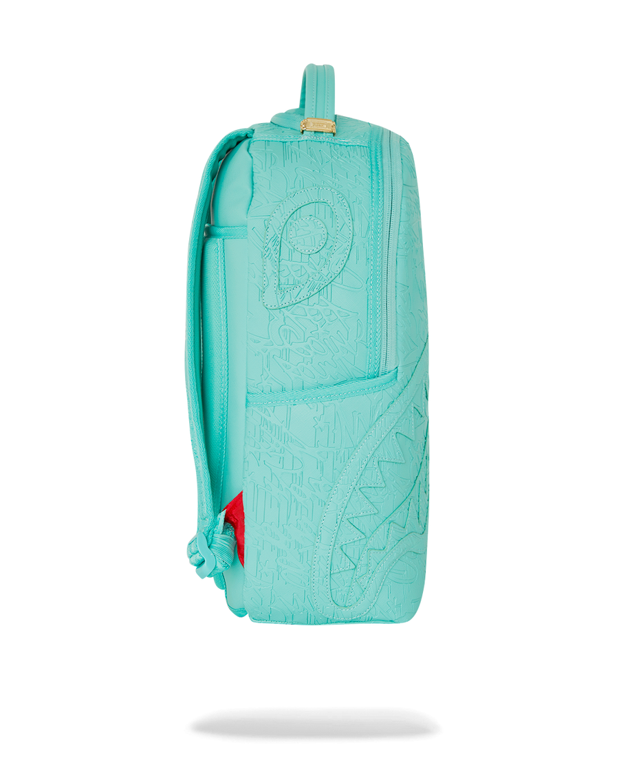 AQUA EMBOSSED GRAFFITI DLXSV BACKPACK