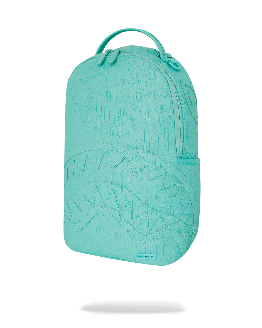 AQUA EMBOSSED GRAFFITI DLXSV BACKPACK