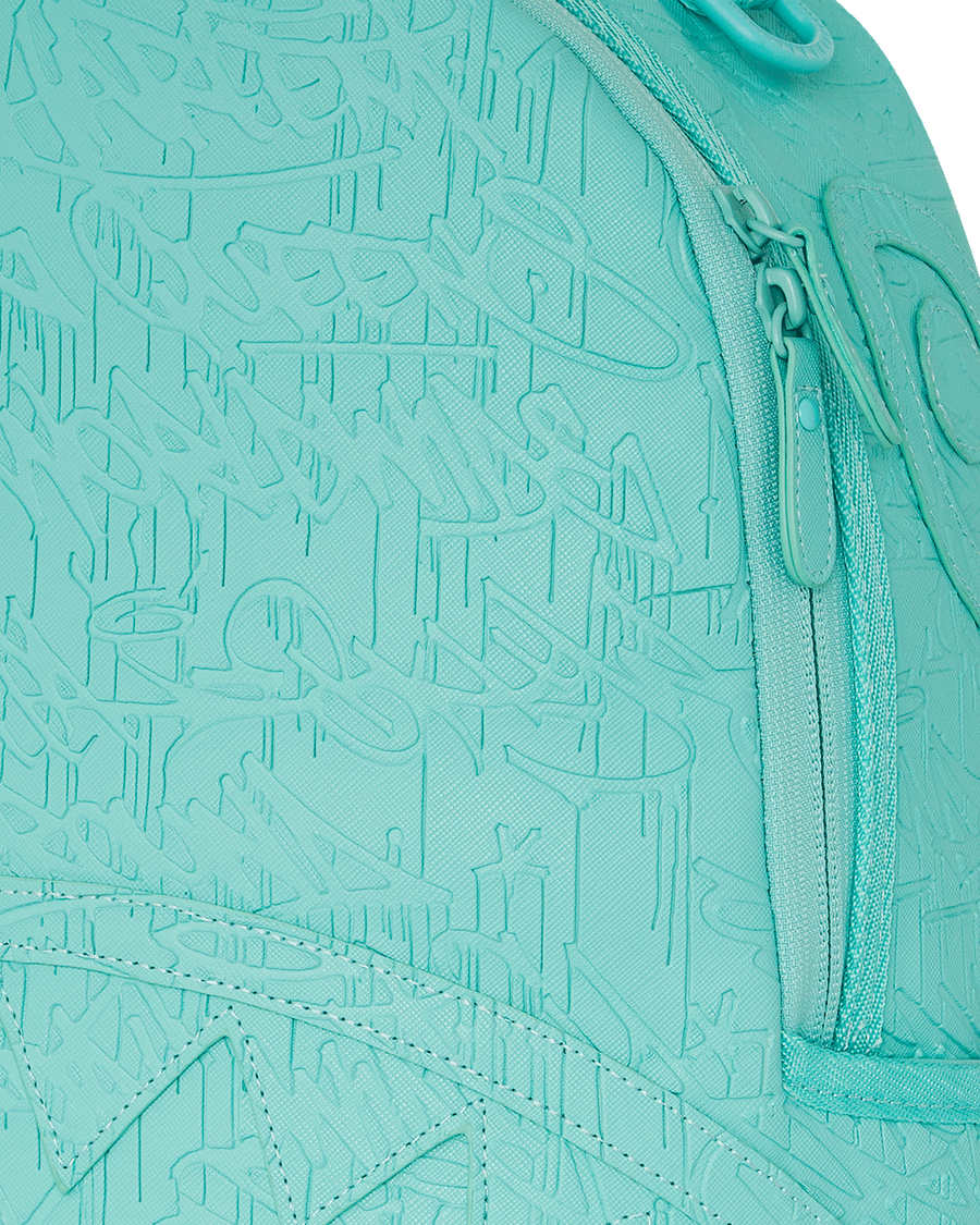 AQUA EMBOSSED GRAFFITI DLXSV BACKPACK