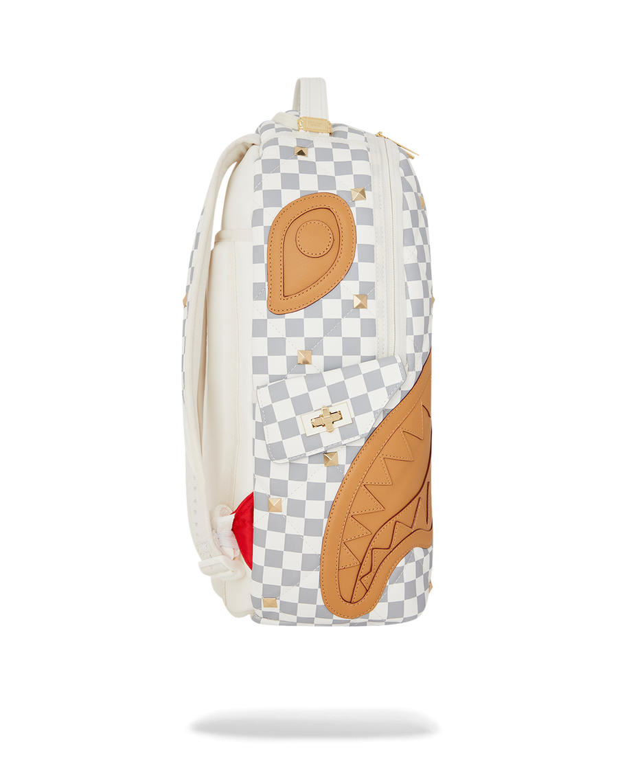 CREAM HENNY QUILT PUFF DLXSV BACKPACK