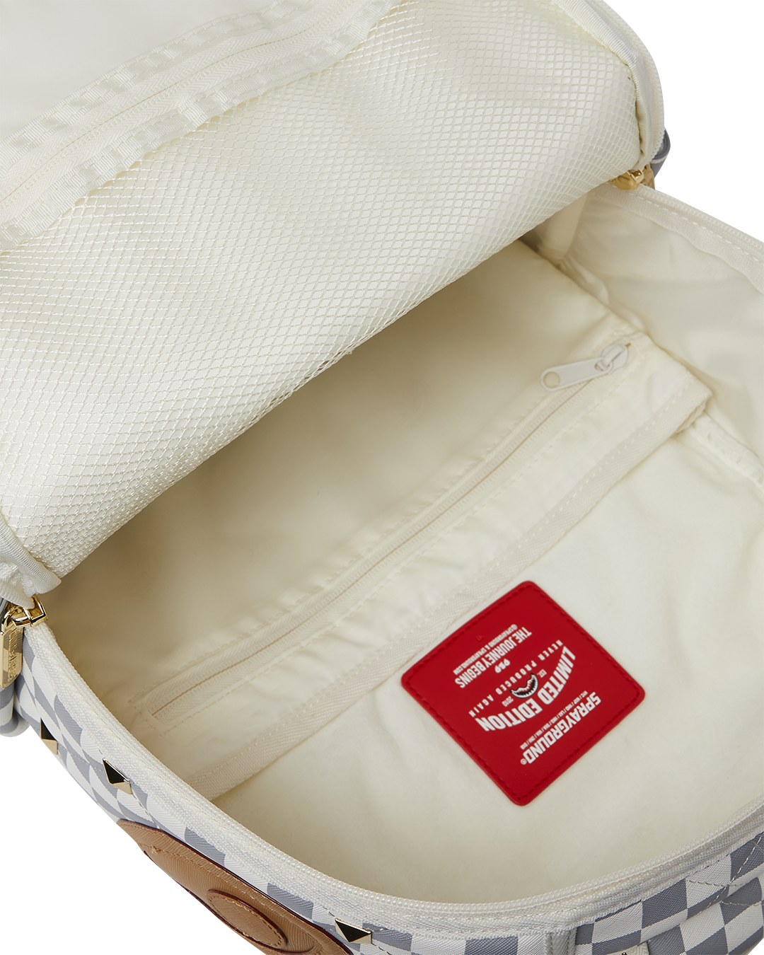 CREAM HENNY QUILT PUFF DLXSV BACKPACK