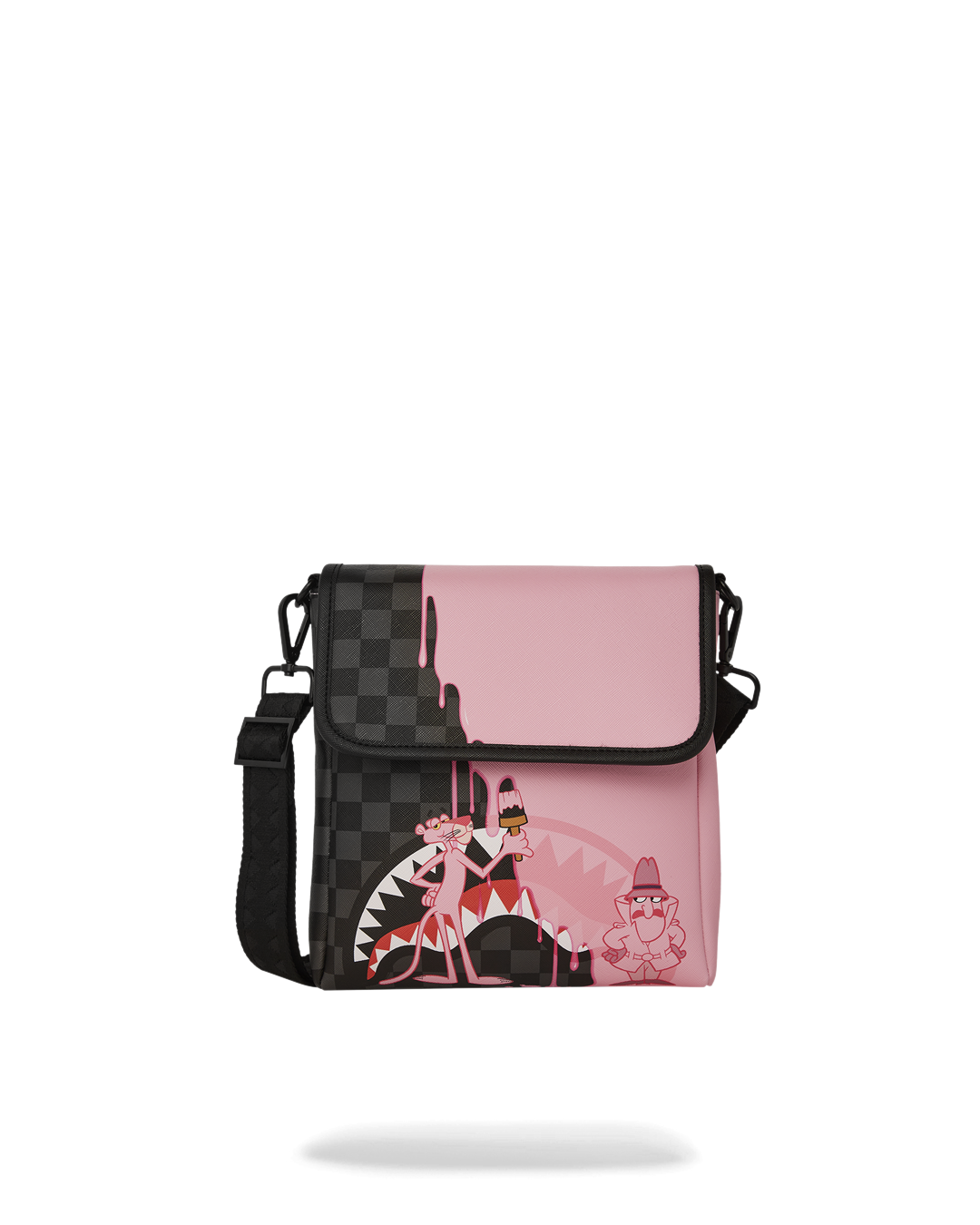 PINK PANTHER HALF PAINTED MESSENGER SLING