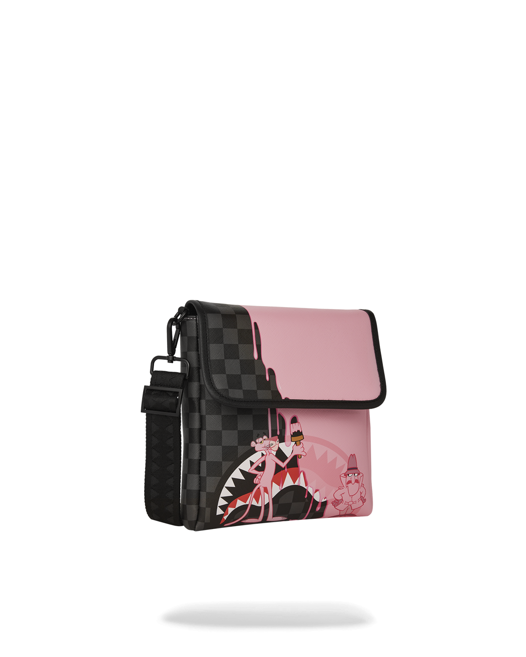 PINK PANTHER HALF PAINTED MESSENGER SLING