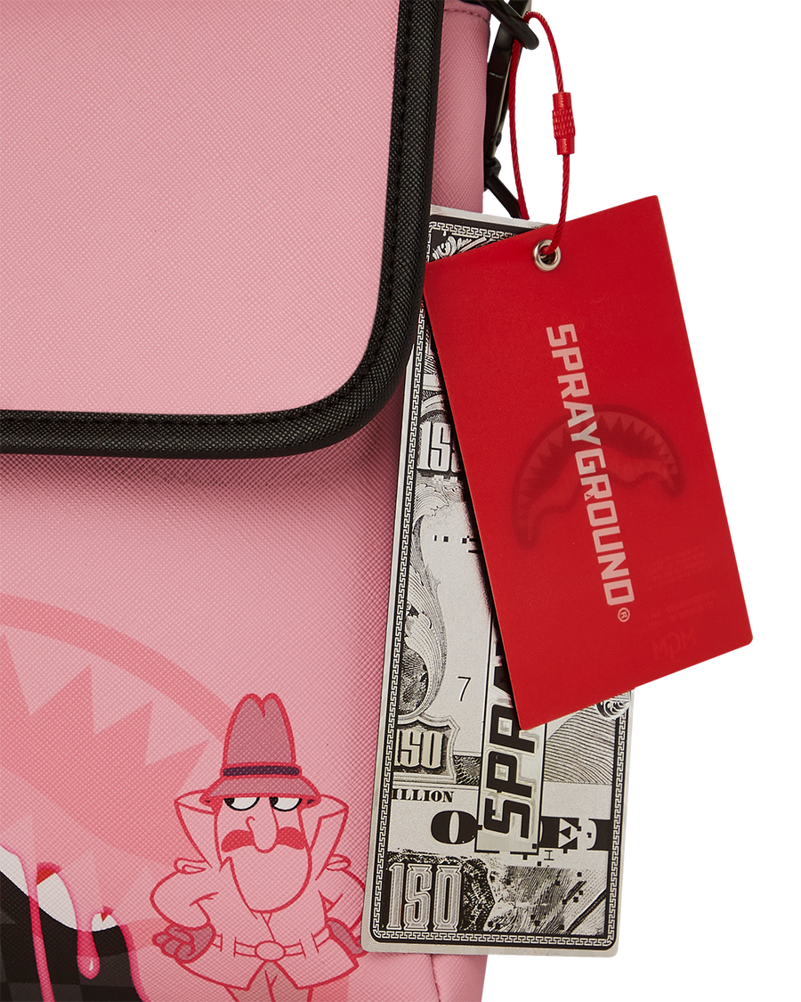 PINK PANTHER HALF PAINTED MESSENGER SLING