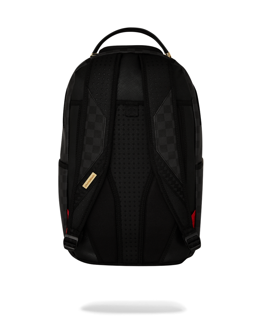 BLACK CHENILLE SIP DLXSV BACKPACK