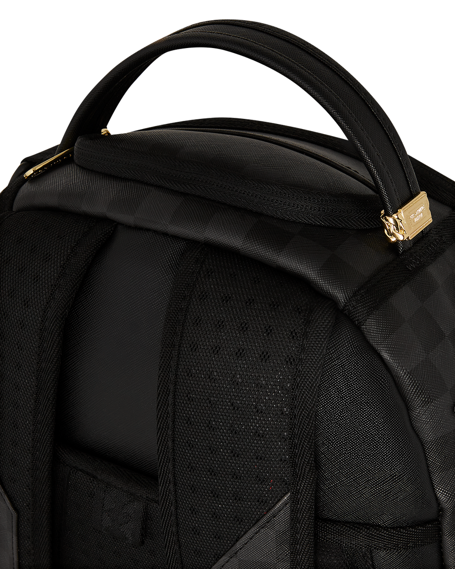 BLACK CHENILLE SIP DLXSV BACKPACK