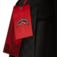 BLACK CHENILLE SIP DLXSV BACKPACK