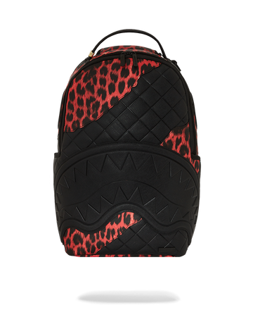 RED LEOPARD PUFFER DLX BACKPACK