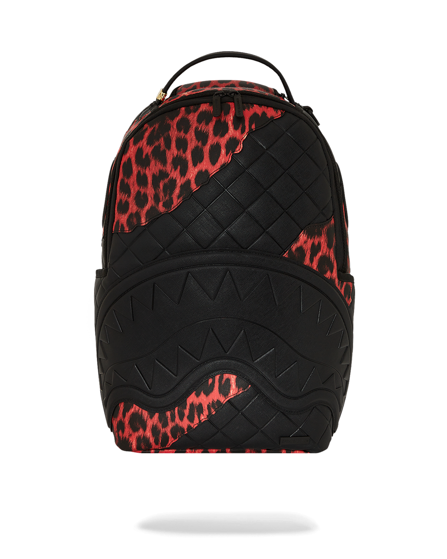 RED LEOPARD PUFFER DLX BACKPACK
