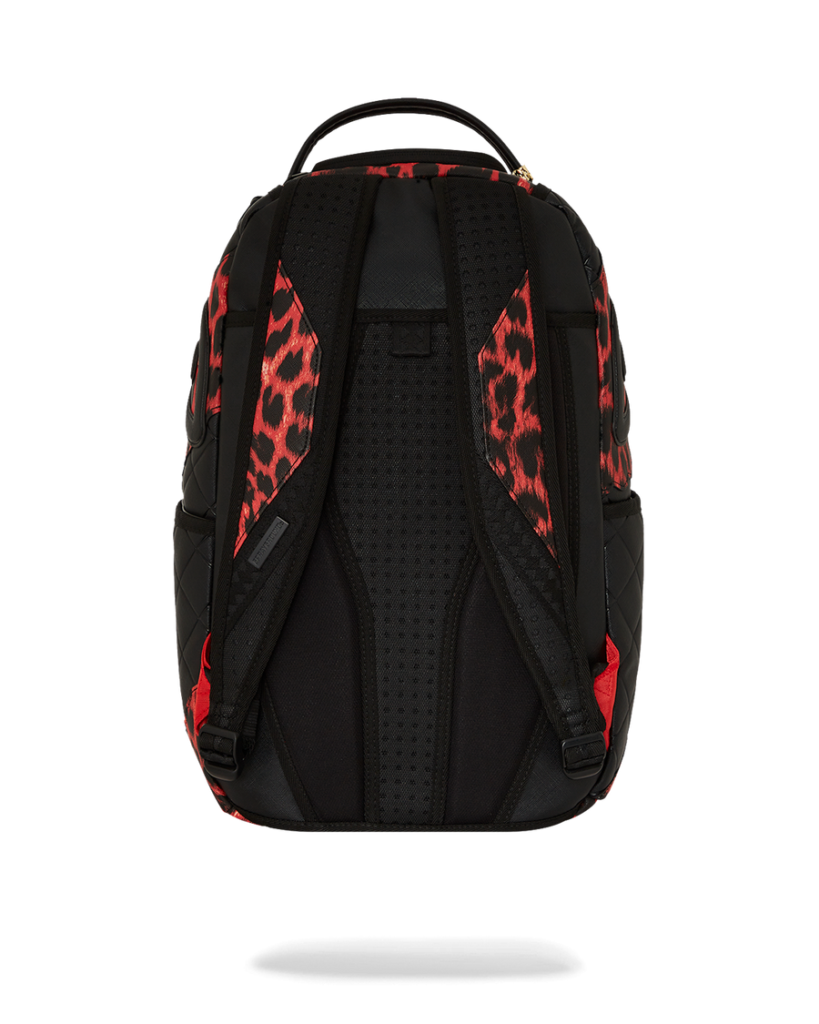 RED LEOPARD PUFFER DLX BACKPACK