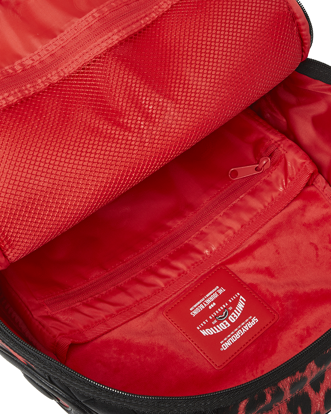RED LEOPARD PUFFER DLX BACKPACK