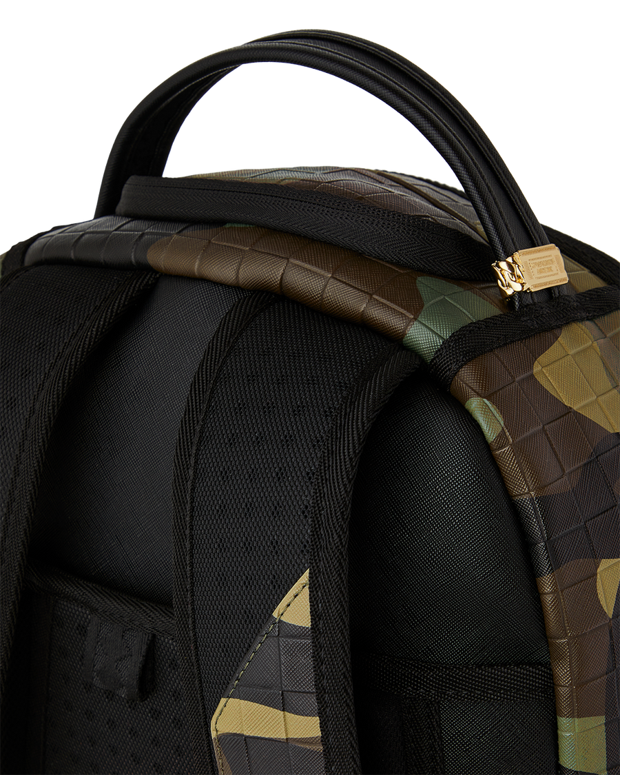 WOODLAND CAMO CHECK DLXSV BACKPACK