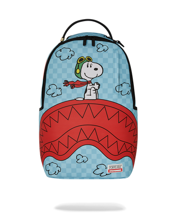 PEANUTS SNOOPY PILOT SHARK DLXSV BACKPACK