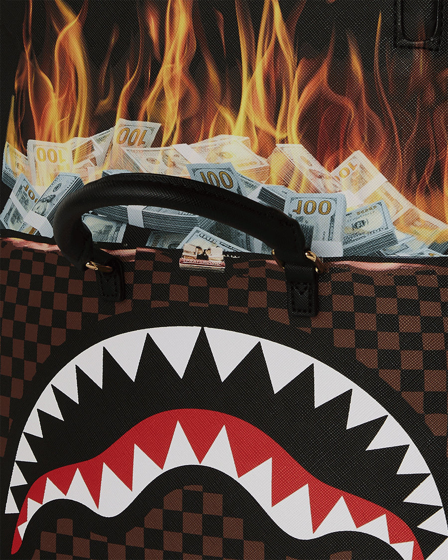BAG OF MONEY ON FIRE DLXSV