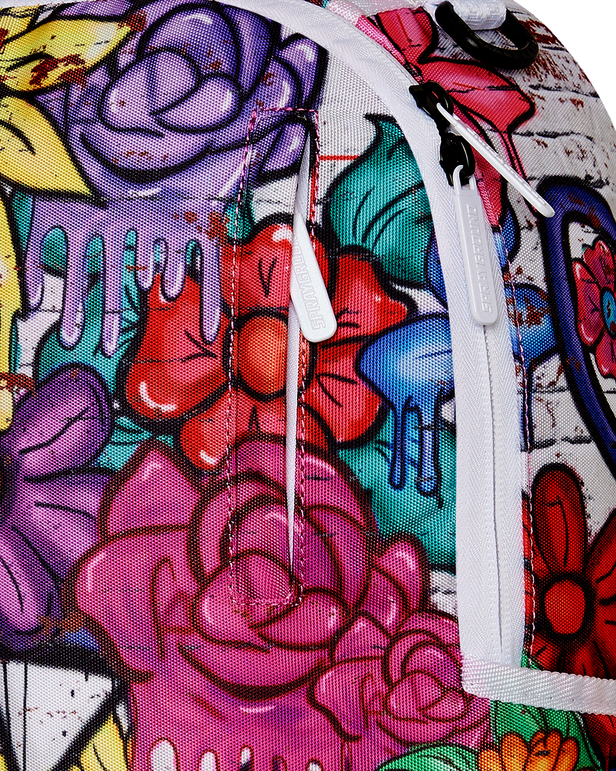 DRIPPY GRAFFITI FLORAL DLXR BACKPACK