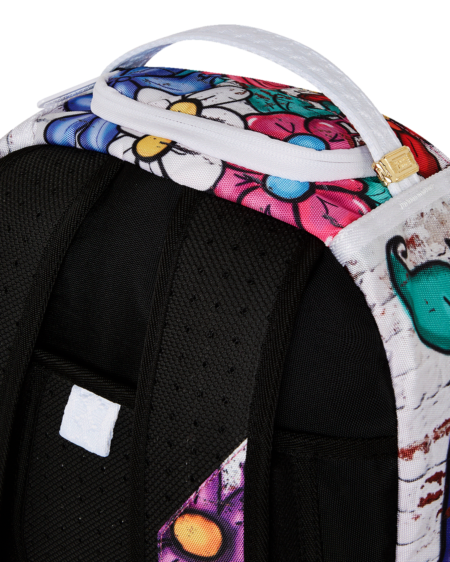 DRIPPY GRAFFITI FLORAL DLXR BACKPACK