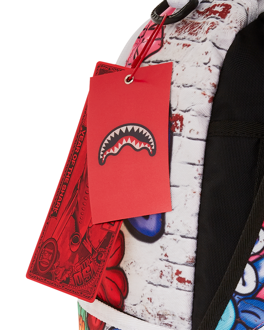 DRIPPY GRAFFITI FLORAL DLXR BACKPACK