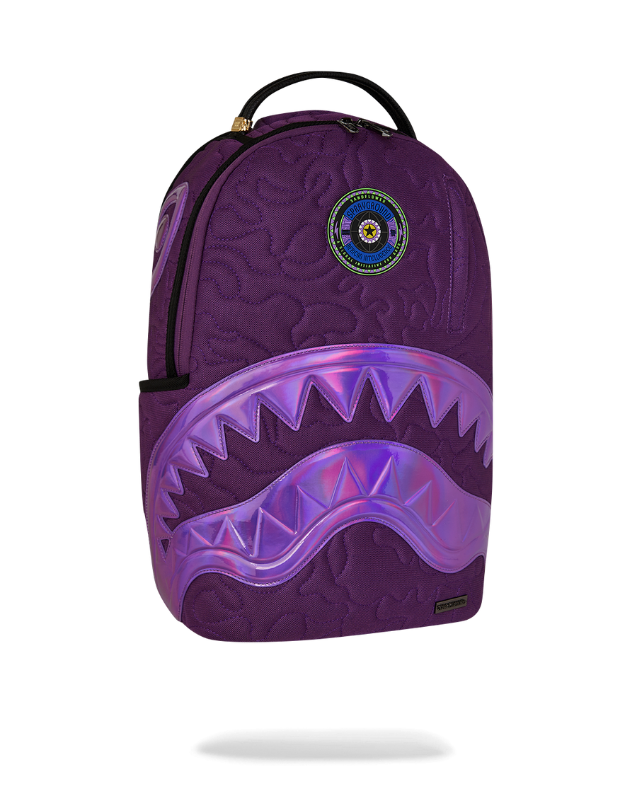 SF QUILTED IRRIDESCENT DLX-QUILTED BACKPACK