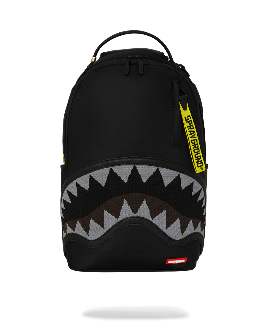 SHARK CENTRAL YELLOW TAPE DLX SATIN BACKPACK