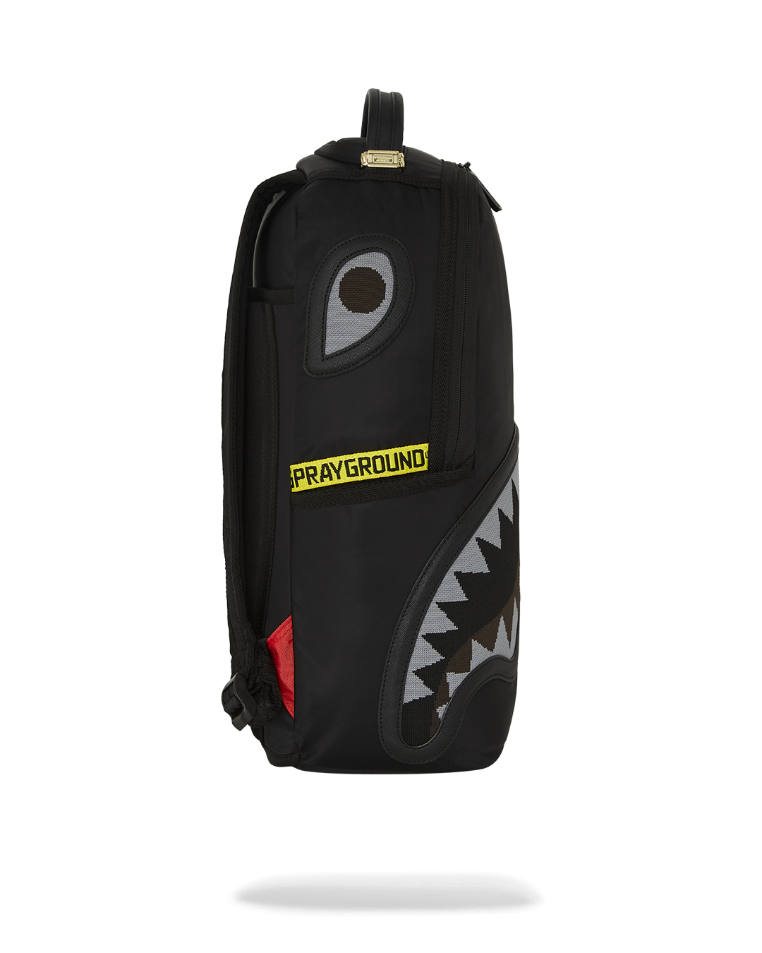 SHARK CENTRAL YELLOW TAPE DLX SATIN BACKPACK
