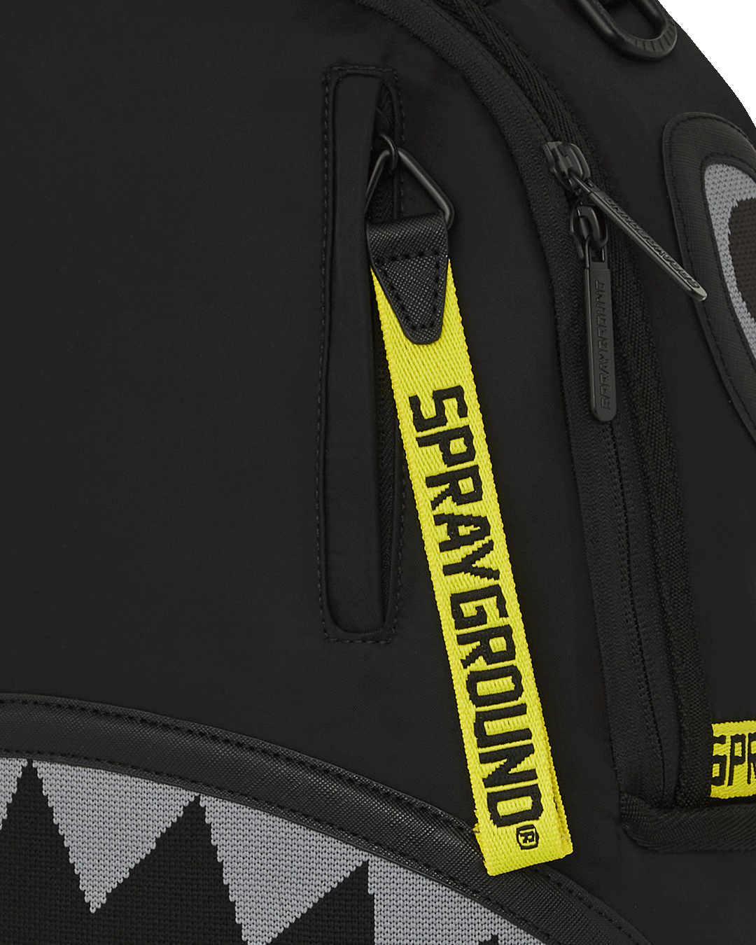 SHARK CENTRAL YELLOW TAPE DLX SATIN BACKPACK
