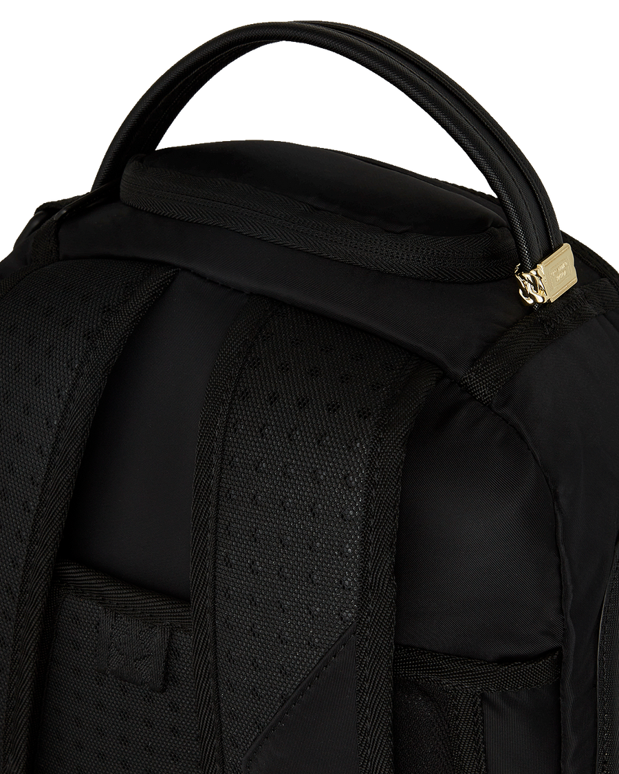 SHARK CENTRAL YELLOW TAPE DLX SATIN BACKPACK
