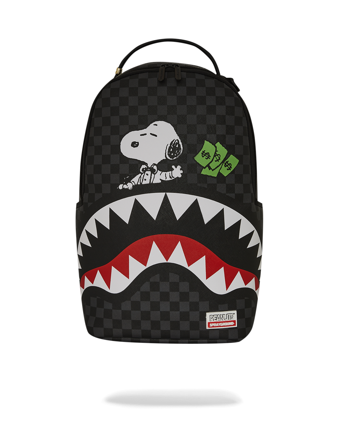 PEANUTS SNOOPY TOP SHARK MONEY DLXSV BACKPACK